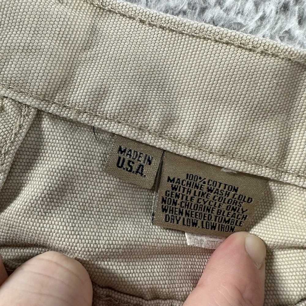 Bills Khakis Shorts Mens 30 Beige Tan Canvas Classic Fit Cotton‎ Made in USA